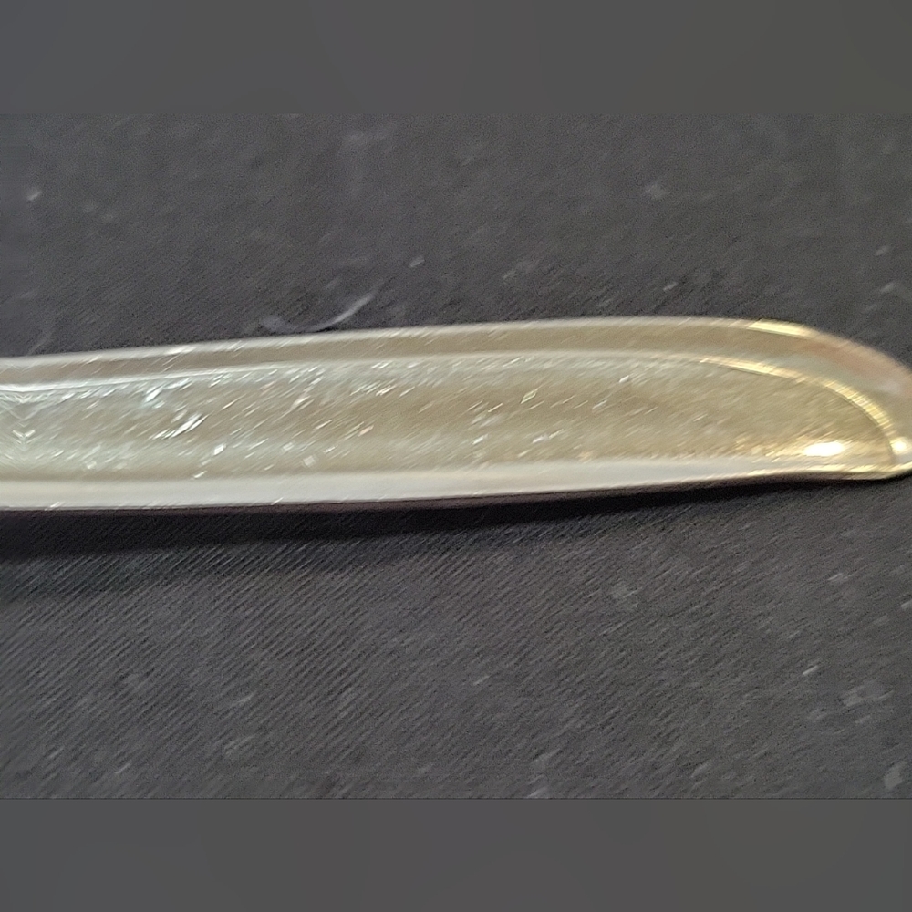 Oneida Vintage Sand Dune, Groove Side Down Oval Soup Spoons - Picture 5 of 6